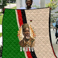 Jomo Kenyatta Quilt Uhuru and Kenyan Heritage Quote Tribute - Wonder Print Shop