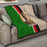 Jomo Kenyatta Quilt Uhuru and Kenyan Heritage Quote Tribute - Wonder Print Shop