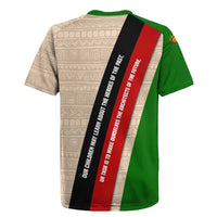 Jomo Kenyatta Rugby Jersey Uhuru and Kenyan Heritage Quote Tribute - Wonder Print Shop