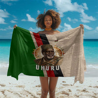 Jomo Kenyatta Sarong Uhuru and Kenyan Heritage Quote Tribute - Wonder Print Shop