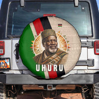 Jomo Kenyatta Spare Tire Cover Uhuru and Kenyan Heritage Quote Tribute - Wonder Print Shop