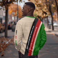 Jomo Kenyatta Sweatshirt Uhuru and Kenyan Heritage Quote Tribute - Wonder Print Shop