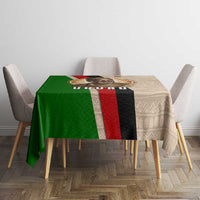Jomo Kenyatta Tablecloth Uhuru and Kenyan Heritage Quote Tribute - Wonder Print Shop