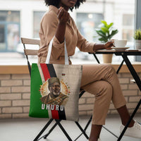 Jomo Kenyatta Tote Bag Uhuru and Kenyan Heritage Quote Tribute - Wonder Print Shop