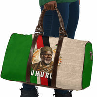 Jomo Kenyatta Travel Bag Uhuru and Kenyan Heritage Quote Tribute - Wonder Print Shop