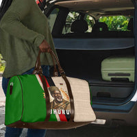 Jomo Kenyatta Travel Bag Uhuru and Kenyan Heritage Quote Tribute - Wonder Print Shop