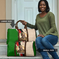 Jomo Kenyatta Travel Bag Uhuru and Kenyan Heritage Quote Tribute - Wonder Print Shop
