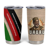 Jomo Kenyatta Tumbler Cup Uhuru and Kenyan Heritage Quote Tribute - Wonder Print Shop