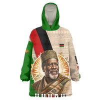 Jomo Kenyatta Wearable Blanket Hoodie Uhuru and Kenyan Heritage Quote Tribute - Wonder Print Shop