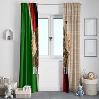 Jomo Kenyatta Window Curtain Uhuru and Kenyan Heritage Quote Tribute - Wonder Print Shop