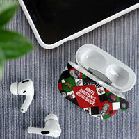 Jomo Kenyatta AirPods Case with Roots Resistance Renaissance and Kenyan Patchwork Pattern Tribute - Wonder Print Shop