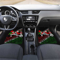 Jomo Kenyatta Car Mats with Roots Resistance Renaissance and Kenyan Patchwork Pattern Tribute - Wonder Print Shop