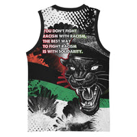 Bobby Seale Basketball Jersey Black Panther Artwork Solidarity Quote Revolutionary Civil Rights Tribute - Wonder Print Shop