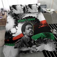 Bobby Seale Bedding Set Black Panther Artwork Solidarity Quote Revolutionary Civil Rights Tribute - Wonder Print Shop