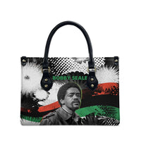 Bobby Seale Leather Bag Black Panther Artwork Solidarity Quote Revolutionary Civil Rights Tribute - Wonder Print Shop