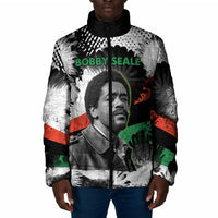 Bobby Seale Padded Jacket Black Panther Artwork Solidarity Quote Revolutionary Civil Rights Tribute - Wonder Print Shop