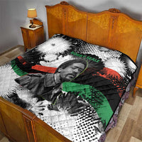 Bobby Seale Quilt Black Panther Artwork Solidarity Quote Revolutionary Civil Rights Tribute - Wonder Print Shop