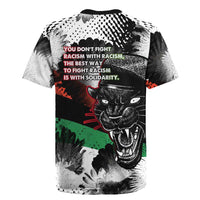 Bobby Seale Rugby Jersey Black Panther Artwork Solidarity Quote Revolutionary Civil Rights Tribute - Wonder Print Shop