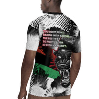 Bobby Seale Rugby Jersey Black Panther Artwork Solidarity Quote Revolutionary Civil Rights Tribute - Wonder Print Shop