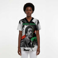 Bobby Seale Scrub Top Black Panther Artwork Solidarity Quote Revolutionary Civil Rights Tribute - Wonder Print Shop