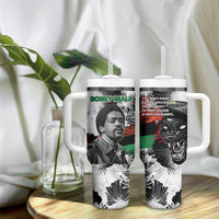 Bobby Seale Tumbler With Handle Black Panther Artwork Solidarity Quote Revolutionary Civil Rights Tribute - Wonder Print Shop