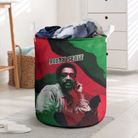 Bobby Seale Laundry Basket Black Panther Logo Revolutionary Civil Rights Movement Tribute - Wonder Print Shop