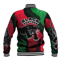 Bobby Seale Baseball Jacket Black Panther Logo Revolutionary Civil Rights Movement Tribute - Wonder Print Shop