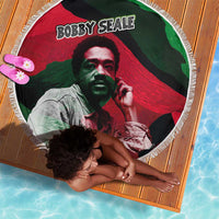 Bobby Seale Beach Blanket Black Panther Logo Revolutionary Civil Rights Movement Tribute - Wonder Print Shop