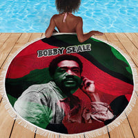 Bobby Seale Beach Blanket Black Panther Logo Revolutionary Civil Rights Movement Tribute - Wonder Print Shop