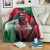 Bobby Seale Blanket Black Panther Logo Revolutionary Civil Rights Movement Tribute - Wonder Print Shop