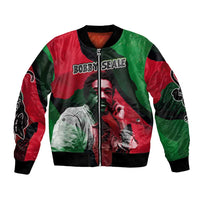 Bobby Seale Bomber Jacket Black Panther Logo Revolutionary Civil Rights Movement Tribute - Wonder Print Shop