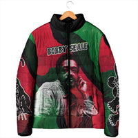 Bobby Seale Padded Jacket Black Panther Logo Revolutionary Civil Rights Movement Tribute - Wonder Print Shop