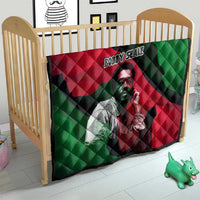Bobby Seale Quilt Black Panther Logo Revolutionary Civil Rights Movement Tribute - Wonder Print Shop
