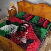 Bobby Seale Quilt Bed Set Black Panther Logo Revolutionary Civil Rights Movement Tribute - Wonder Print Shop