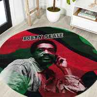 Bobby Seale Round Carpet Black Panther Logo Revolutionary Civil Rights Movement Tribute - Wonder Print Shop