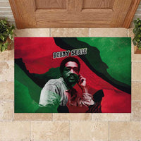 Bobby Seale Rubber Doormat Black Panther Logo Revolutionary Civil Rights Movement Tribute - Wonder Print Shop