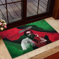 Bobby Seale Rubber Doormat Black Panther Logo Revolutionary Civil Rights Movement Tribute - Wonder Print Shop