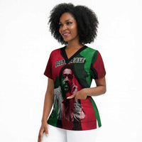 Bobby Seale Scrub Top Black Panther Logo Revolutionary Civil Rights Movement Tribute - Wonder Print Shop