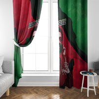 Bobby Seale Window Curtain Black Panther Logo Revolutionary Civil Rights Movement Tribute - Wonder Print Shop