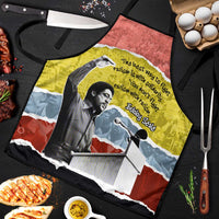 Bobby Seale Apron Torn Paper Collage Design Solidarity Quote Powerful Speech Artwork Civil Rights - Wonder Print Shop