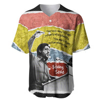 Bobby Seale Baseball Jersey Torn Paper Collage Design Solidarity Quote Powerful Speech Artwork Civil Rights - Wonder Print Shop
