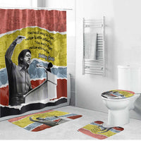 Bobby Seale Bathroom Set Torn Paper Collage Design Solidarity Quote Powerful Speech Artwork Civil Rights - Wonder Print Shop