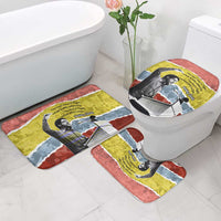 Bobby Seale Bathroom Set Torn Paper Collage Design Solidarity Quote Powerful Speech Artwork Civil Rights - Wonder Print Shop