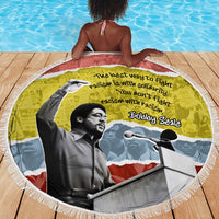 Bobby Seale Beach Blanket Torn Paper Collage Design Solidarity Quote Powerful Speech Artwork Civil Rights - Wonder Print Shop