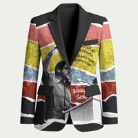 Bobby Seale Blazer Torn Paper Collage Design Solidarity Quote Powerful Speech Artwork Civil Rights - Wonder Print Shop
