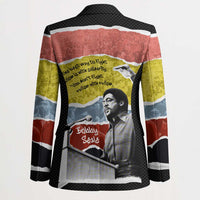 Bobby Seale Blazer Torn Paper Collage Design Solidarity Quote Powerful Speech Artwork Civil Rights - Wonder Print Shop