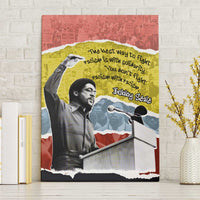 Bobby Seale Canvas Wall Art Torn Paper Collage Design Solidarity Quote Powerful Speech Artwork Civil Rights - Wonder Print Shop