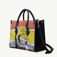Bobby Seale Leather Bag Torn Paper Collage Design Solidarity Quote Powerful Speech Artwork Civil Rights - Wonder Print Shop
