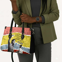 Bobby Seale Leather Bag Torn Paper Collage Design Solidarity Quote Powerful Speech Artwork Civil Rights - Wonder Print Shop