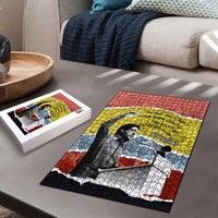Bobby Seale Puzzle Torn Paper Collage Design Solidarity Quote Powerful Speech Artwork Civil Rights - Wonder Print Shop